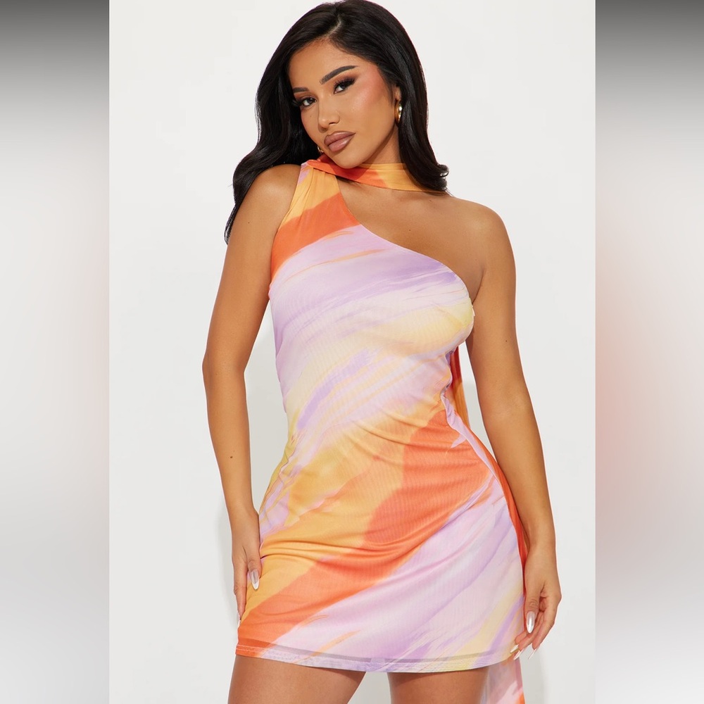 MESH PASTEL DRESS